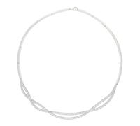 JuwelmaLux Collier 925/000 Silber mit Zirkonia, rhodiniert JL30-05-4711