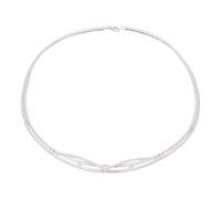 JuwelmaLux Collier 925/000 Sterling Silber mit synth Zirkonia JL10-05-2043