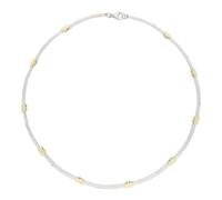JuwelmaLux Collier 925/000 Sterling Silber teils vergoldet JL20-05-0953