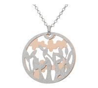 JuwelmaLux Collier 925 Silber bicolor JL47-05-0030