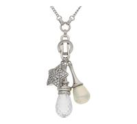 JuwelmaLux Collier 925 Silber Kunstperle und Zirkonia JL10-05-3435