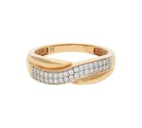 JuwelmaLux Damenring 333 Rotgold mit Zirkonia JL30-07-4484