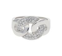 JuwelmaLux Damenring 925/000 Silber mit Zirkonia JL30-07-4730