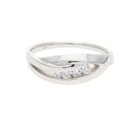 JuwelmaLux Damenring 925/000 Silber mit Zirkonia JL30-07-4736