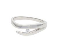 JuwelmaLux Damenring 925/000 Silber mit Zirkonia JL30-07-4739