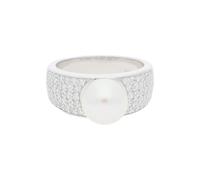 JuwelmaLux Damenring 925 Sterling Silber synth. Zirkonia JL10-07-2168
