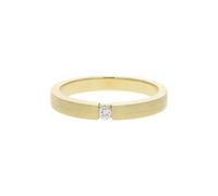 JuwelmaLux Damenring in 585 Gelbgold mit Brillant JL30-07-0690