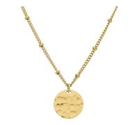 JuwelmaLux Edelstahl Halskette Gold plattiert mit Platte JL16-05-0745
