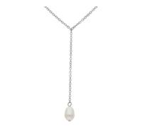 JuwelmaLux Edelstahl Y-Collier mit Süßwasser Zuchtperle JL16-05-0762