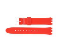 JuwelmaLux Ersatzband Silikon für Swatch-Uhren 17 mm Anstoß JL28-09-0020