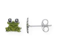 JuwelmaLux Frosch Ohrstecker 925 Silber JL10-06-1200 für Kinder
