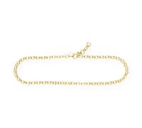 JuwelmaLux Fußkette Erbs 925 Silber goldplattiert JL18-04-0233