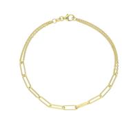 JuwelmaLux Glieder Armband Gold 333 für Damen JL48-03-0040