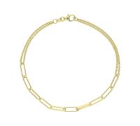 JuwelmaLux Glieder Armband Gold 333 für Damen JL48-03-0040