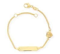 JuwelmaLux Gravur Armband zur Geburt 333 Gold Schutzengel JL14-03-0131