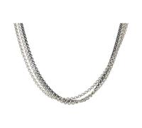 JuwelmaLux Halskette 3-Reihig 925/000 Sterling Silber JL30-05-2693