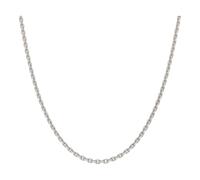 JuwelmaLux Halskette 585/000 (14 Karat) Weißgold Anker diamantiert JL30-05-3675