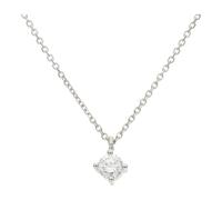 JuwelmaLux Halskette 585 Weißgold mit Brillant JL10-05-3466