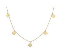 JuwelmaLux Halskette 925/000 Sterling Silber Gelbgold plattiert JL51-05-0032
