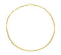 JuwelmaLux Halskette 925/000 Sterling Silber gold plattiert JL30-05-3921