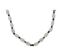 JuwelmaLux Halskette 925/000 Sterling Silber mit Jade JL47-05-0179