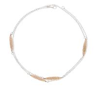JuwelmaLux Halskette 925/000 Sterling Silber rosé vergoldet JL30-05-3849
