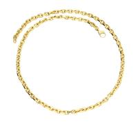 JuwelmaLux Halskette 925 Silber Gold plattiert Anker JL15-05-0079