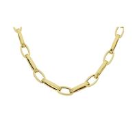 JuwelmaLux Halskette 925 Sterling Silber Fantasie Gold plattiert JL30-05-1929