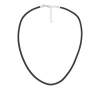 JuwelmaLux Halskette aus Leder mit Edelstahl JL45-05-0083