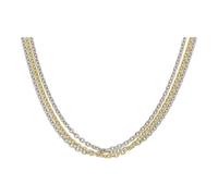 JuwelmaLux Halskette drei Reihig 925/000 Sterling Silber JL30-05-2695