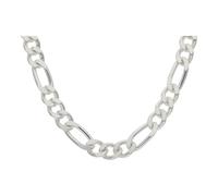 JuwelmaLux Halskette Figaro diamantiert 925/000 Sterling Silber JL50-05-0064