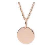JuwelmaLux Halskette für Gravur 925 Sterling Silber Roségold plattiert JL10-05-1715