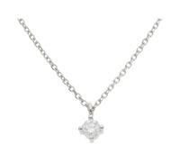 JuwelmaLux Halskette mit Anhänger 585 Weißgold mit Brillant JL10-05-3467