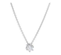 Juwelmalux Halskette mit Anhänger 585 Weißgold mit Brillant JL12-05-0039
