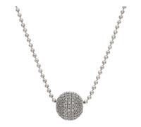 JuwelmaLux Halskette mit Anhänger 925/000 Sterling Silber mit Zirkonia JL10-05-3088