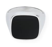 JuwelmaLux Herren Ring 925 Silber mit Onyx JL10-07-0602