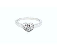 JuwelmaLux Herz Ring Sterling Silber 925 mit Zirkonia JL10-07-2014