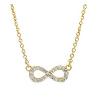 JuwelmaLux Infinity Kette 925 Silber vergoldet JL16-05-0389