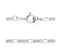 Juwelmalux Kette für Anhänger 925/000 Sterling Silber, rhodiniert JL18-05-0136 Figaro