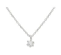 JuwelmaLux Kette mit Anhänger 585 Weißgold mit Brillant JL10-05-3471