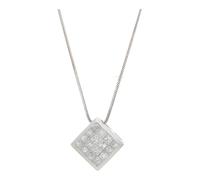 JuwelmaLux Kette mit Anhänger 585 Weißgold mit Diamanten JL30-05-1278