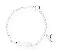 JuwelmaLux Kinder Gravur Armband 925 Silber mit Delfin JL18-03-0065