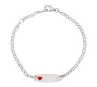 JuwelmaLux Kinder Gravur Armband Herz 925 Silber JL10-03-0565