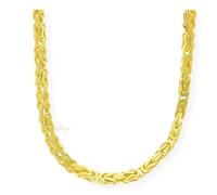 JuwelmaLux Königskette 925/000 Sterling Silber goldplattiert JL18-05-0266