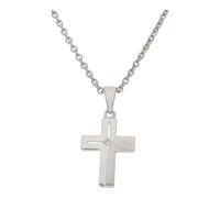 JuwelmaLux Kreuz Anhänger 925/000 Sterling Silber mit Zirkonia JL10-02-3102