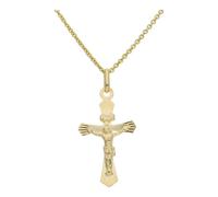 JuwelmaLux Kreuz Anhänger Gold 333 für Jungen und Herren JL52-02-0101