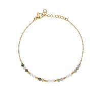 JuwelmaLux modernes Edelstahl Armband Gold plattiert mit Turmalin JL16-03-0743