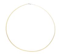 JuwelmaLux Omega Halsreif 585/000 (14 Karat) Bicolor Gold- und Weißgold JL30-05-2561