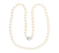 JuwelmaLux Perlen Collier 585/000 (14 Karat) Weißgold Akoya Zuchtperlen JL30-05-1190
