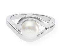 JuwelmaLux Perlen Ring Silber 925 mit Süßwasser Zuchtperle JL10-07-0591
